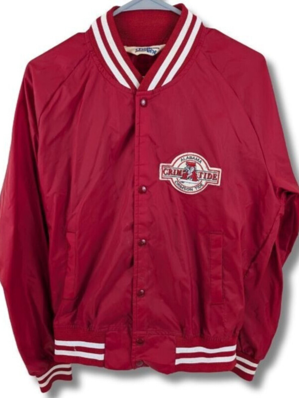 Alabama Crimson Tide Vintage 80's Chalk Line Windbreaker Jacket Size Small
